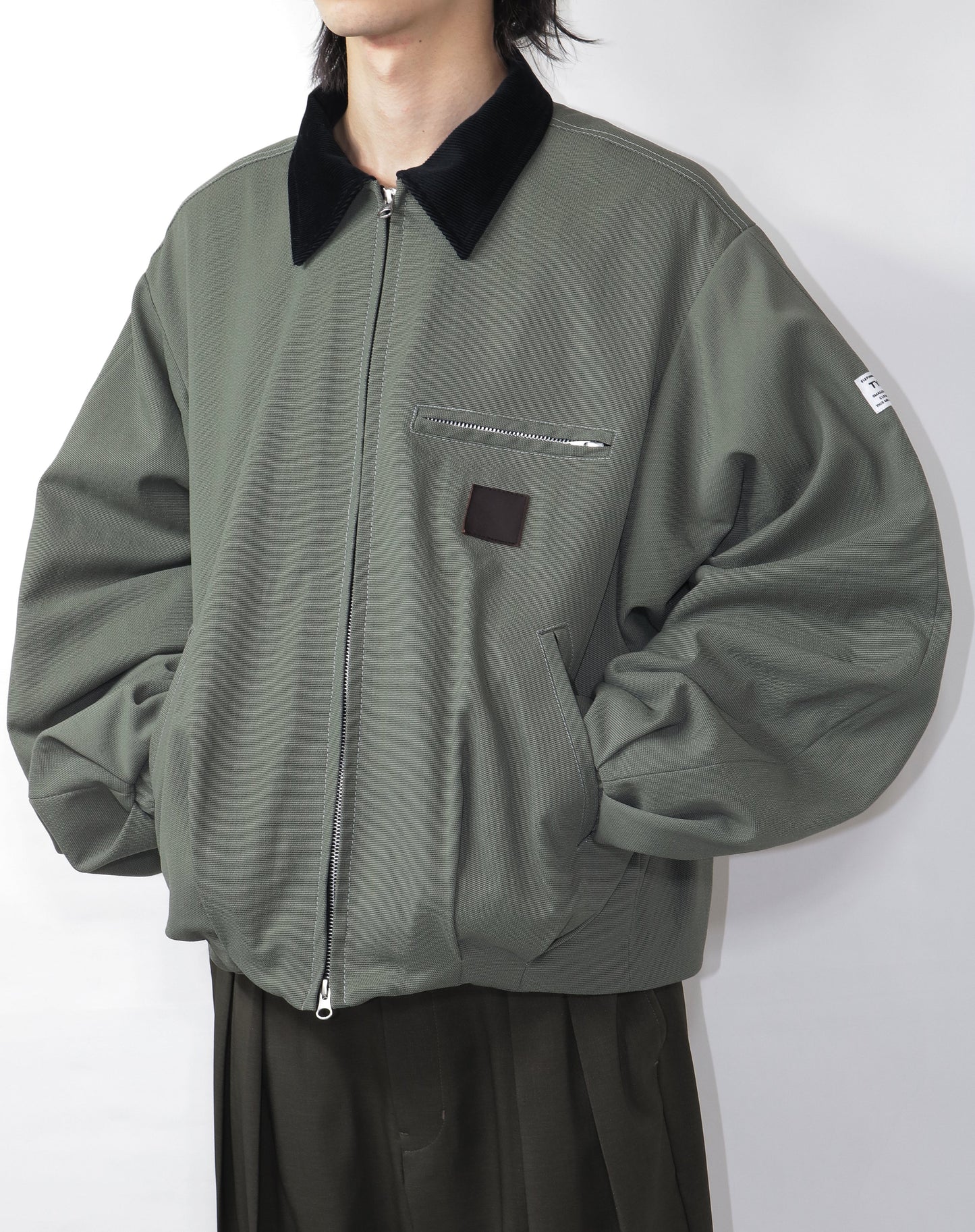 ELEPHANT TRIBAL FABRICS / Puffer Tuck Work Jacket