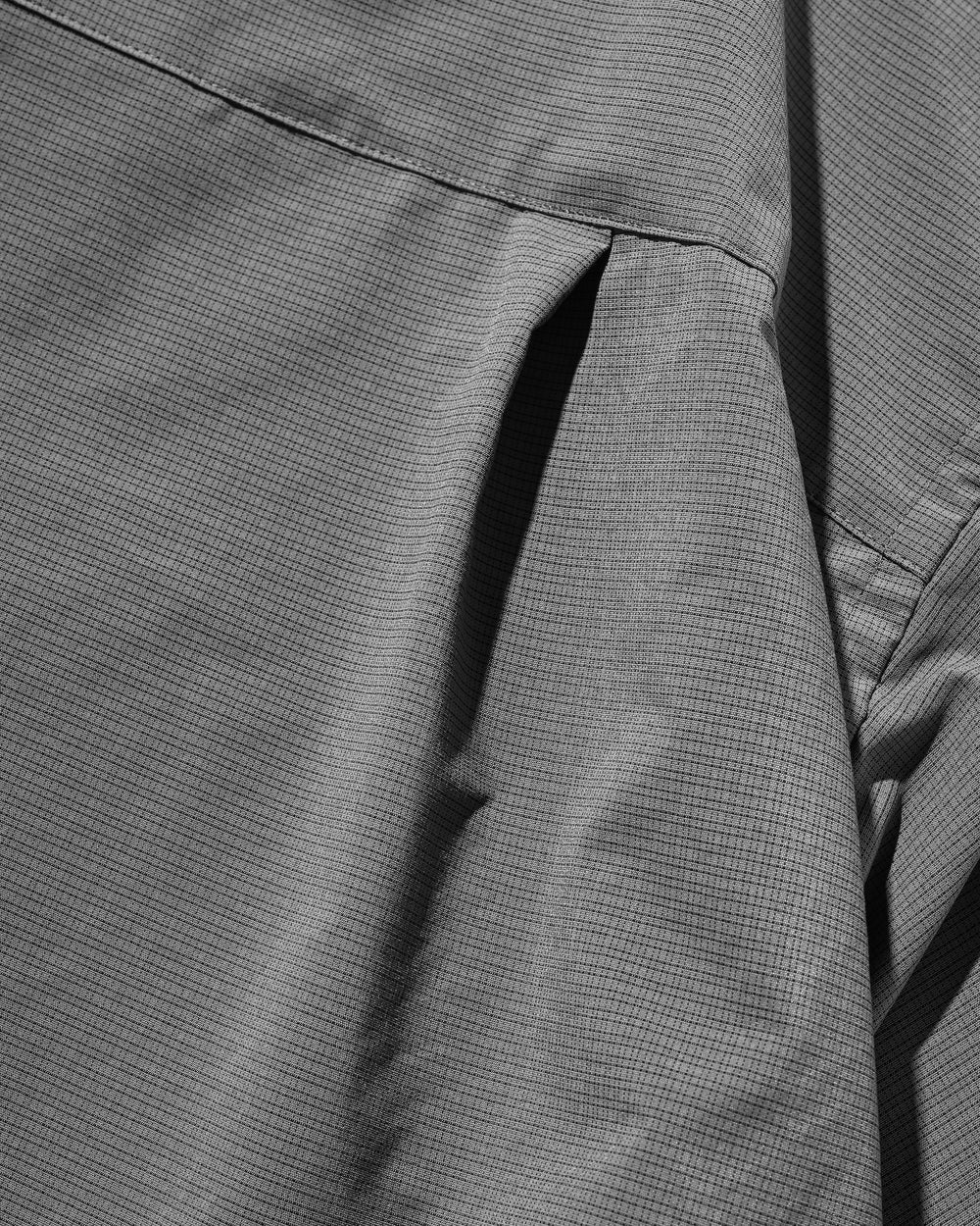 CLESSTE / Graph Check Wading S/S Shirt Jacket (White x Black)