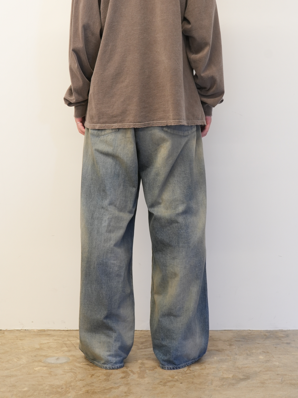 ANCELLM / Denim Wide Slacks