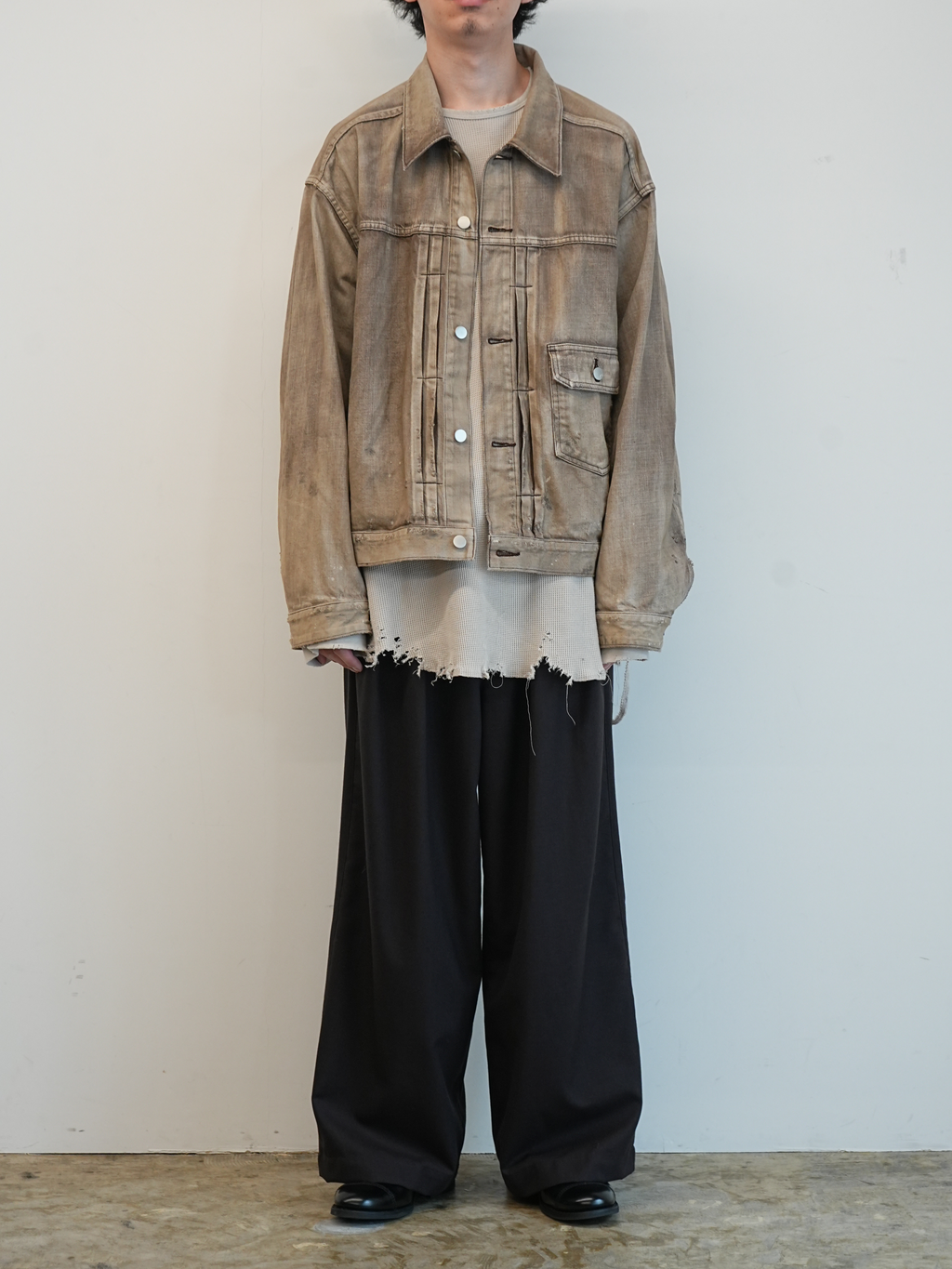 ANCELLM / Aging Denim Jacket