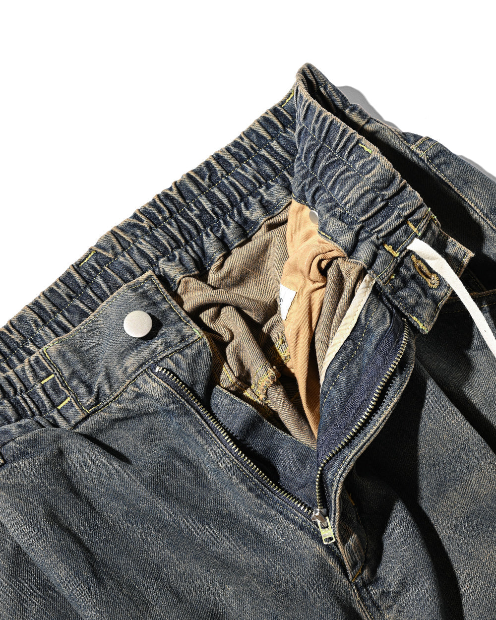 CLESSTE / Vintage Dyed Selvedge Denim Wide Pants (Vintage Brown)