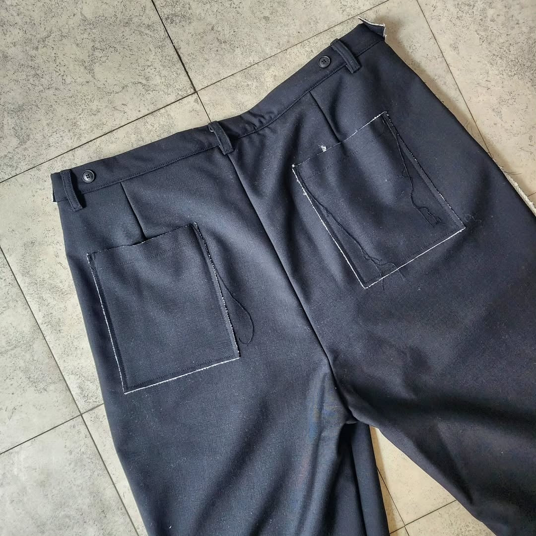 DISCOVERED / Suit Sweat Trousers (Black x Gray)