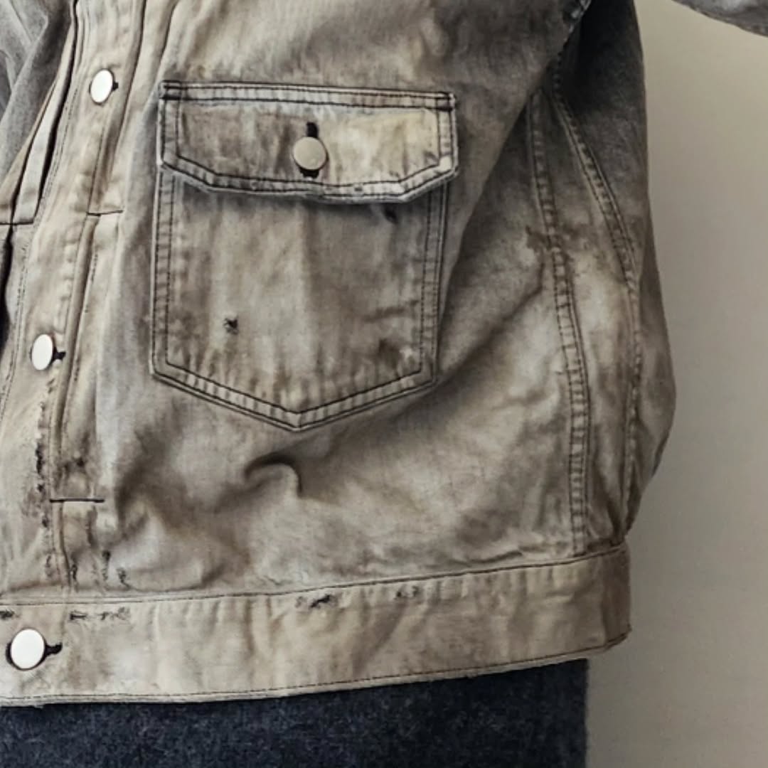 ANCELLM / Aging Denim Jacket