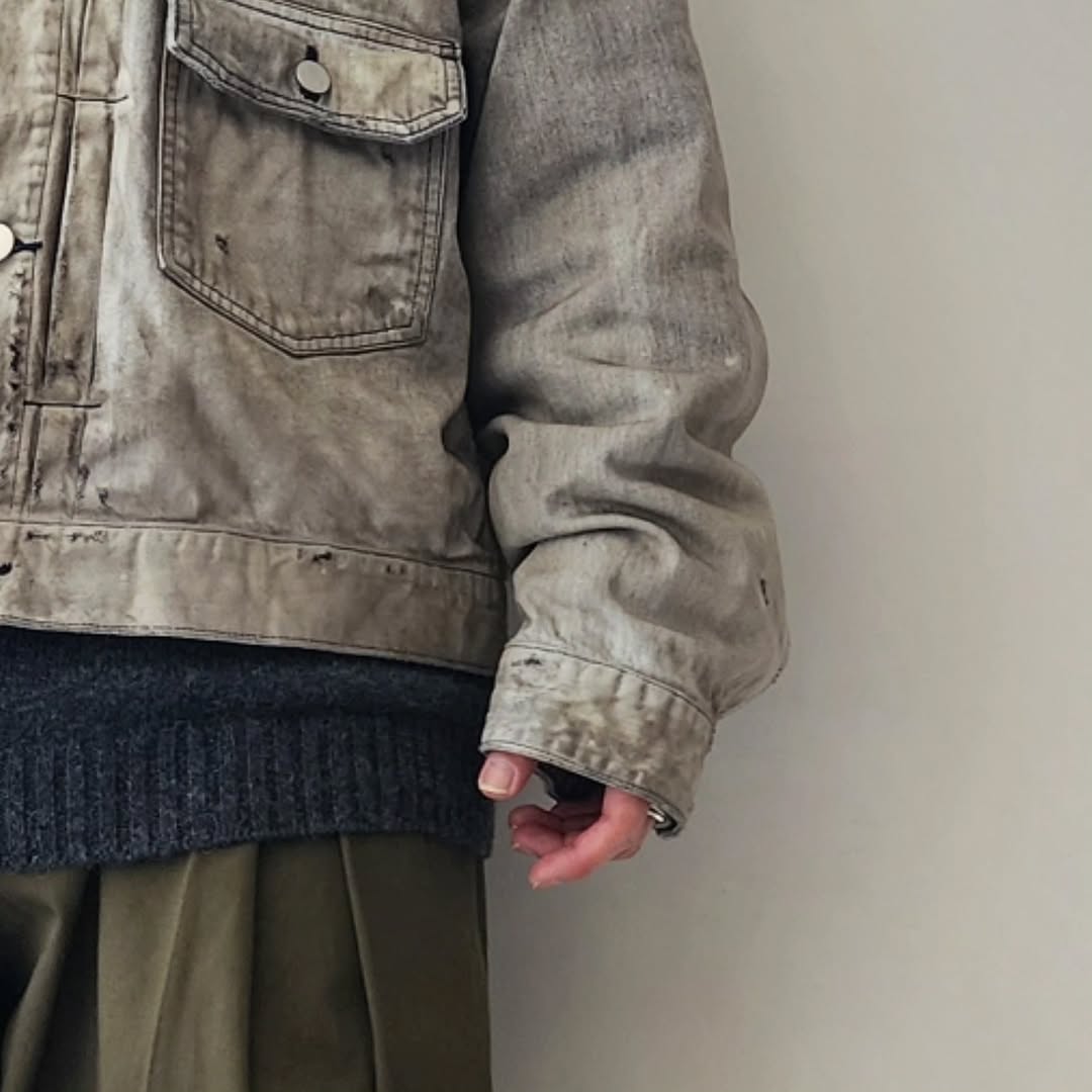 ANCELLM / Aging Denim Jacket