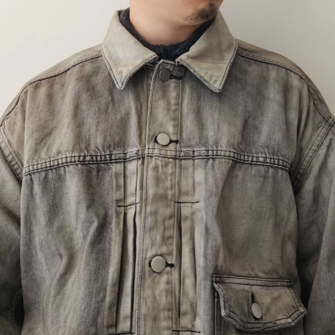 ANCELLM / Aging Denim Jacket