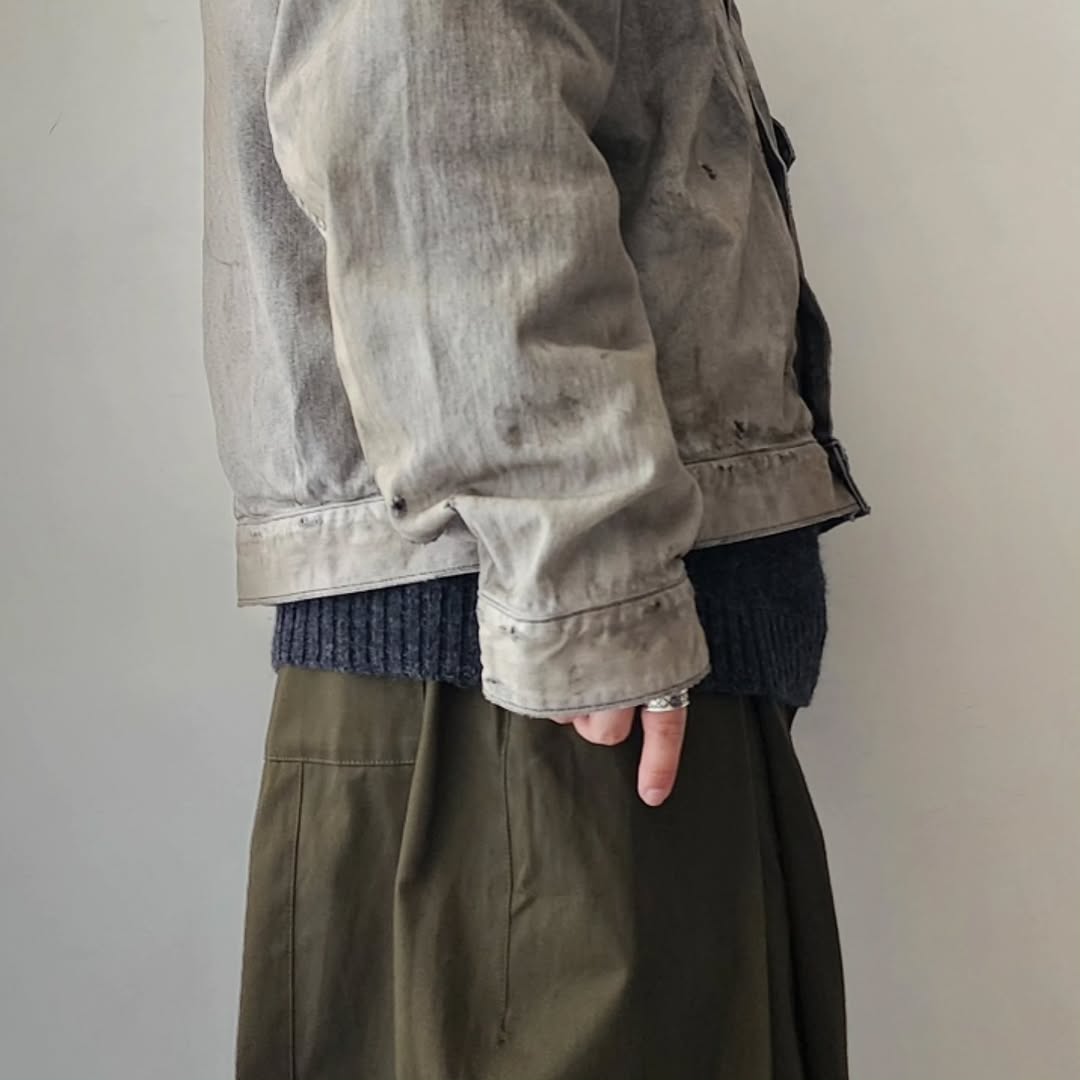 ANCELLM / Aging Denim Jacket