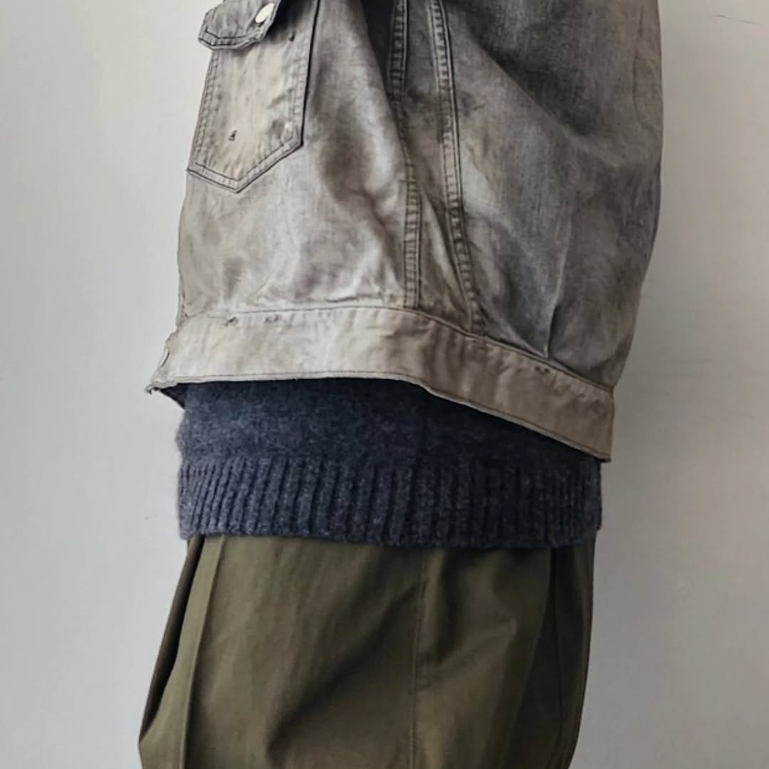 ANCELLM / Aging Denim Jacket