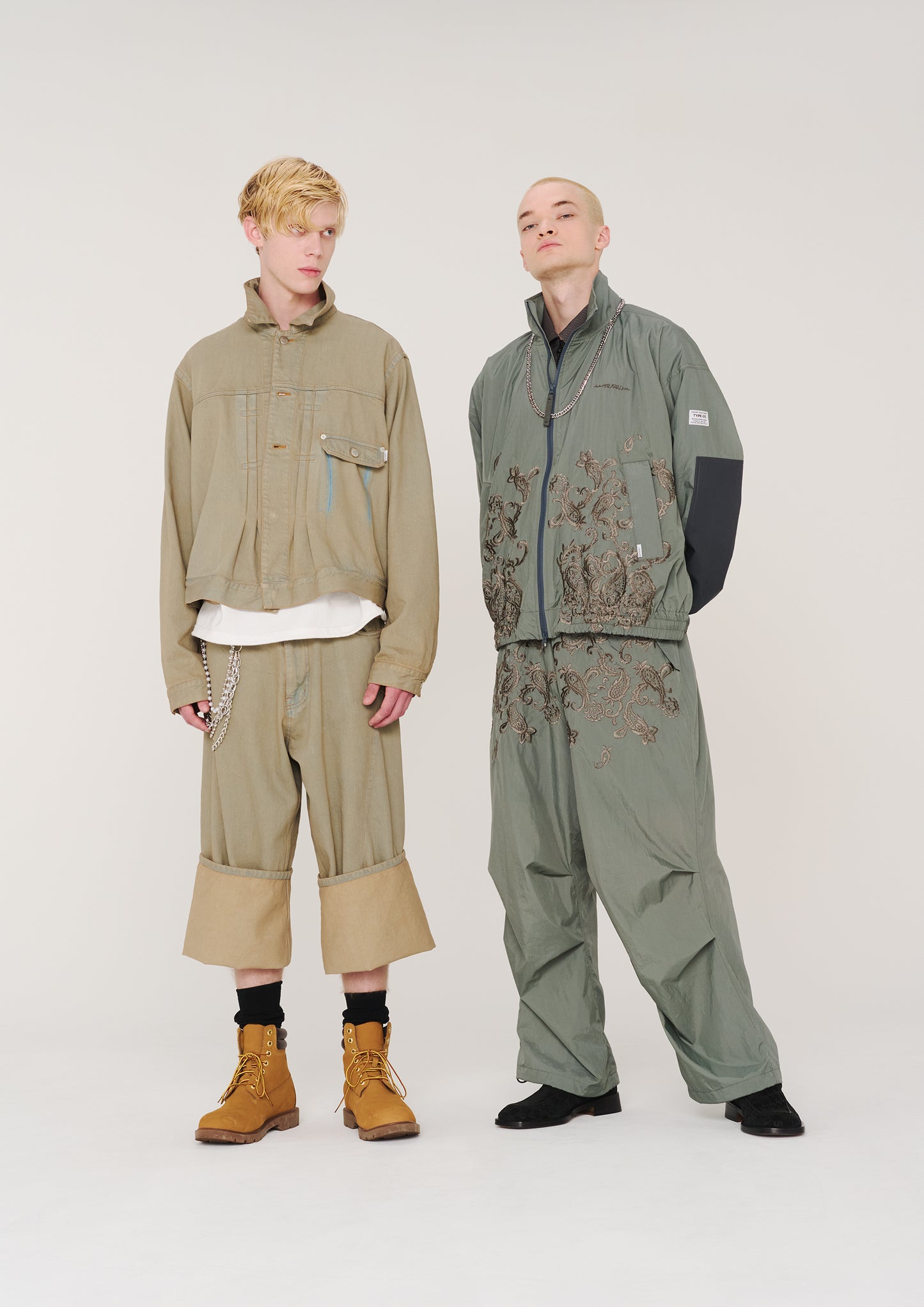 ELEPHANT TRIBAL FABRICS / On The Way Denim Jkt (Beige)