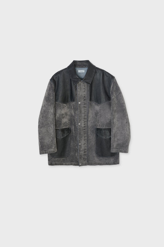 NOMAT / Utility JK/Flocky Denim (Ash Black)
