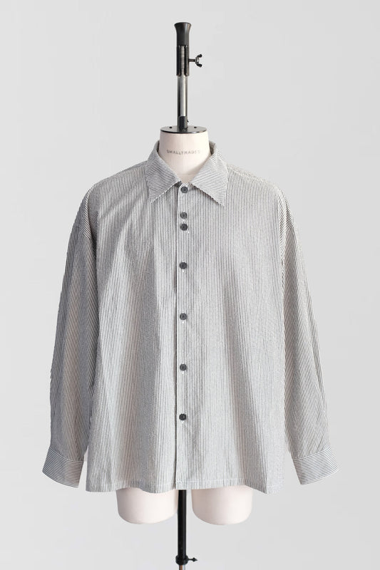 SHINYAKOZUKA / Roomy Shirt (Black Stripe)