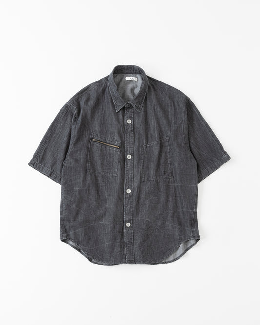 SABY / Work Shirts - 6.5oz Kojima Japan Denim (Blk Vintage)