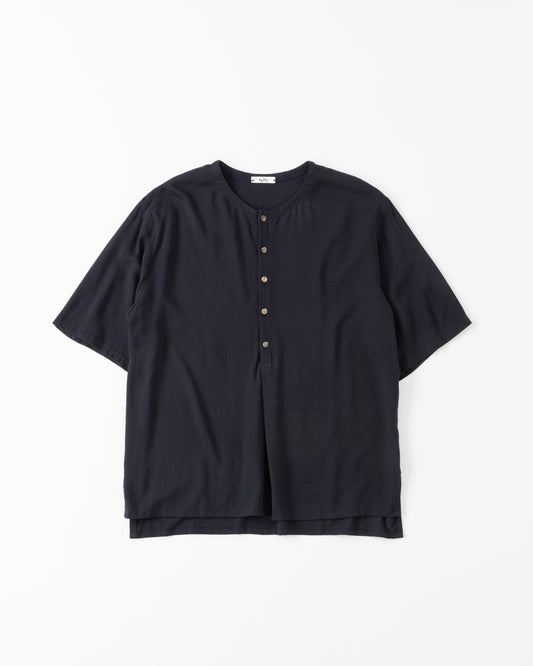 SABY / Bamboo Amuzen H-N Shirts (Black)
