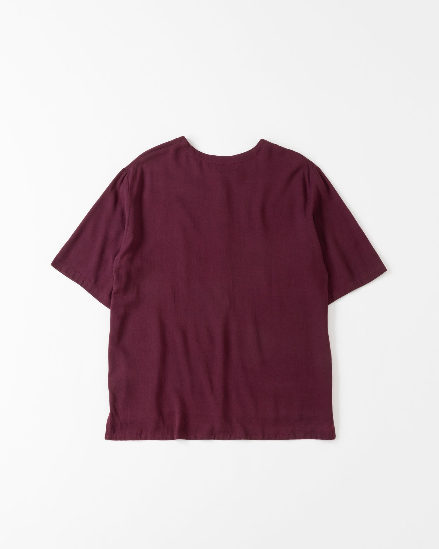 SABY / Bamboo Amuzen H-N Shirts (Burgundy)