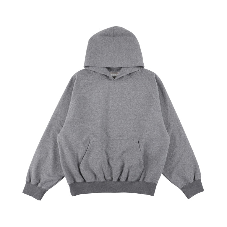 KANEMASA PHIL / 36G Raglan Heather Hoodie (Charcoal Dye)