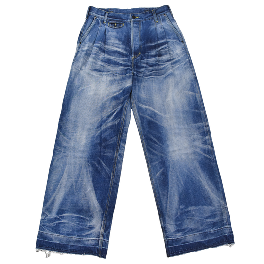 THE JEAN PIERRE / 2 Tuck Denim Trouser