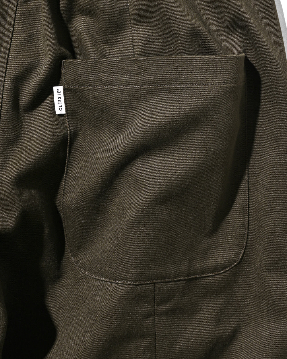 CLESSTE / Barrel Leg Easy Pants (Olive)