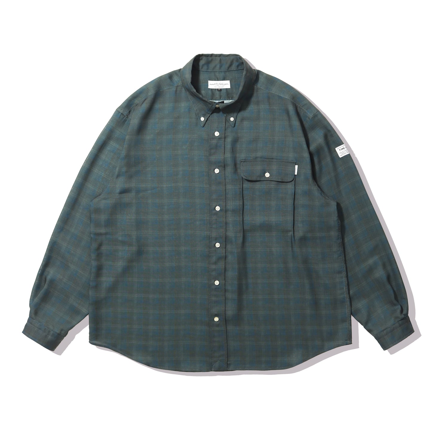 ELEPHANT TRIBAL FABRICS / On The Way Check Shirt (Mid Night)