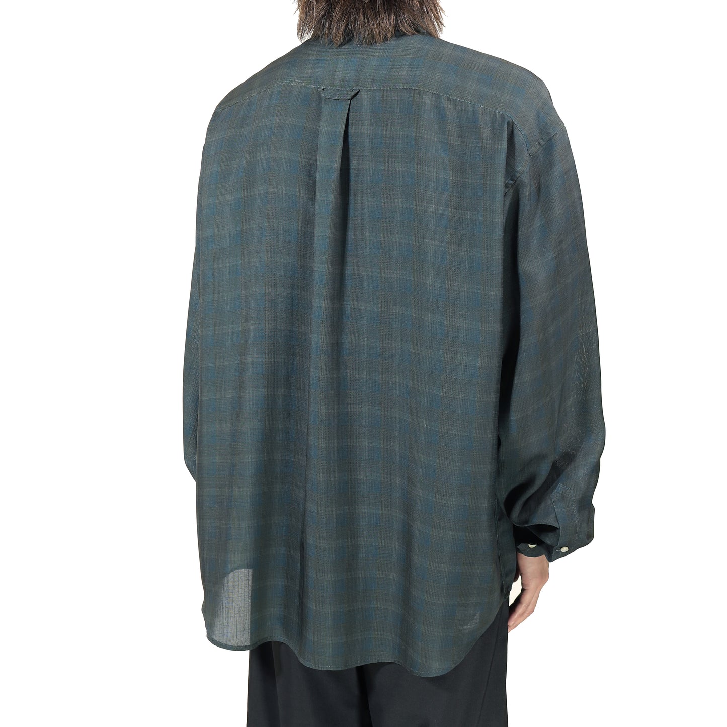 ELEPHANT TRIBAL FABRICS / On The Way Check Shirt (Mid Night)