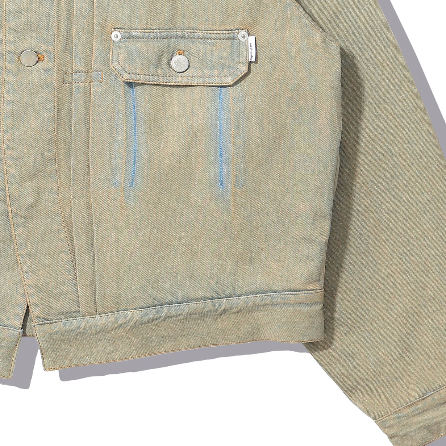 ELEPHANT TRIBAL FABRICS / On The Way Denim Jkt (Beige)