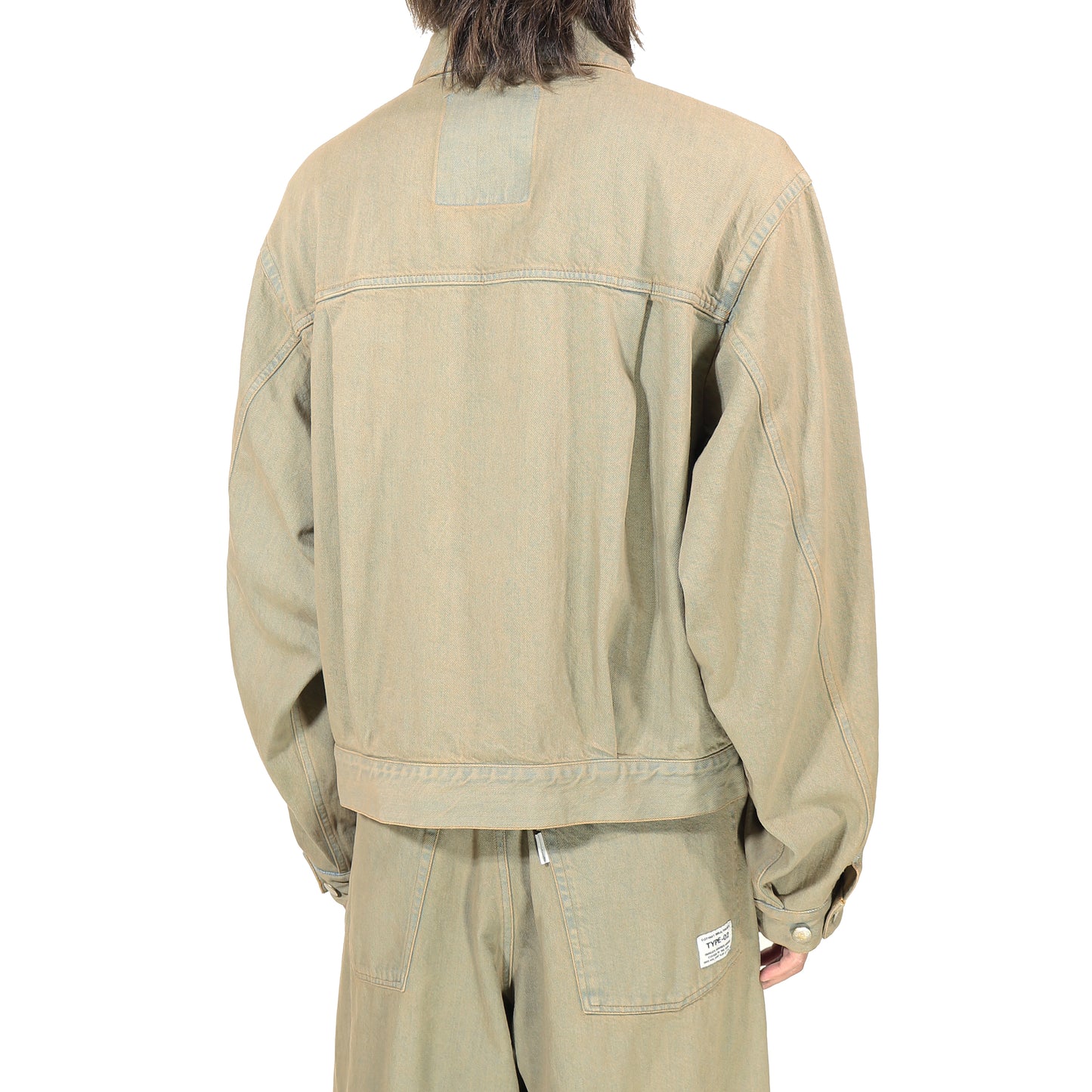 ELEPHANT TRIBAL FABRICS / On The Way Denim Jkt (Beige)