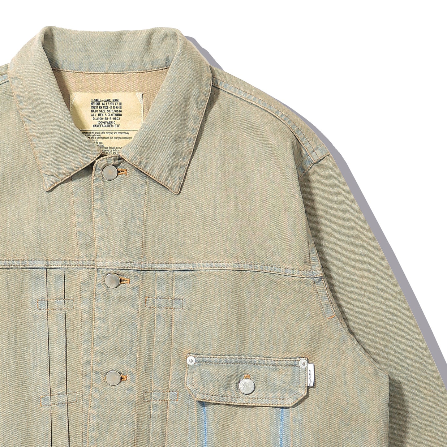 ELEPHANT TRIBAL FABRICS / On The Way Denim Jkt (Beige)