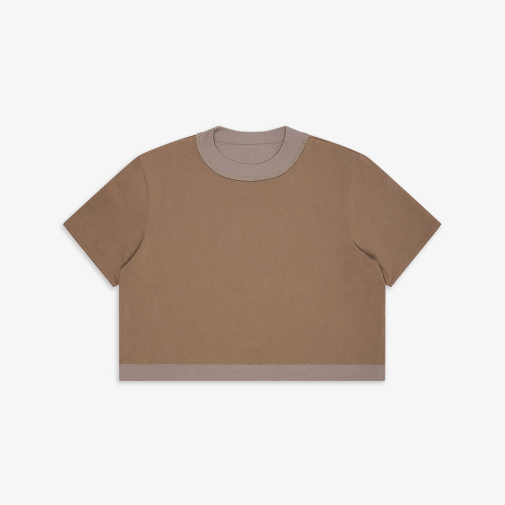 GANDER / Reversible Tee Grey/Beige