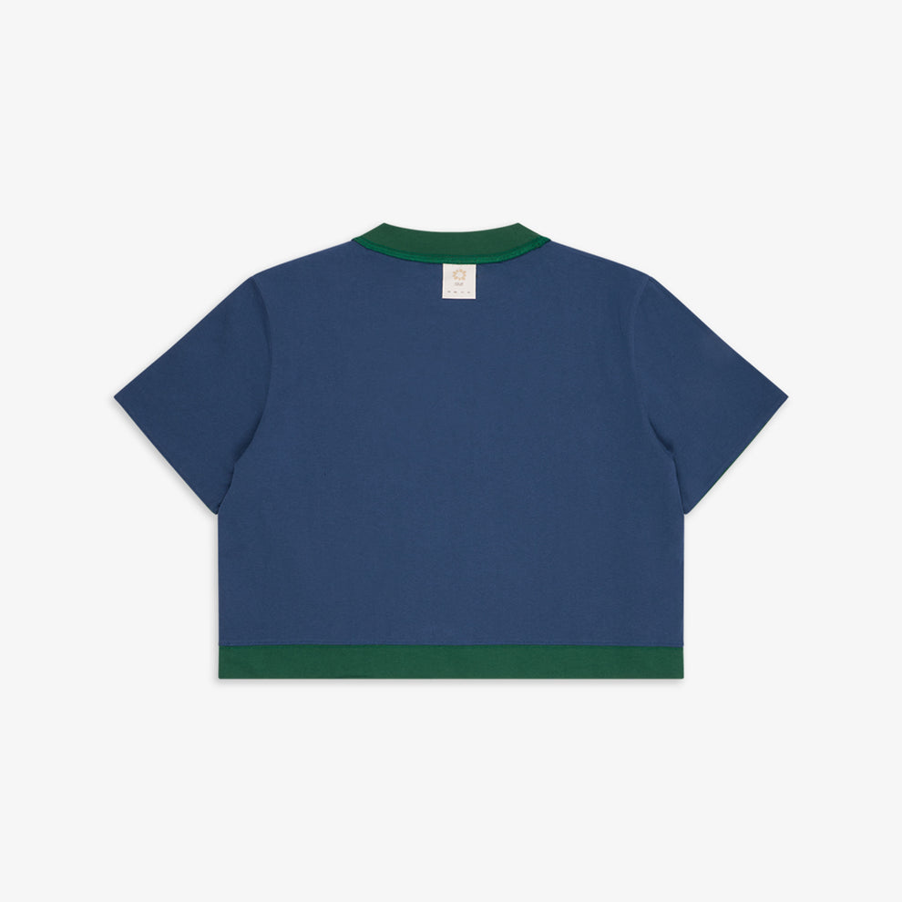 GANDER / Reversible Tee Green/Blue
