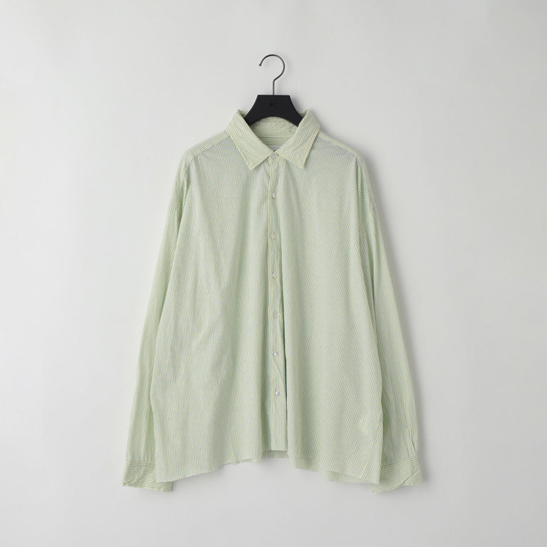46G Stripe Artisan LS Shirt (Yellow Blue Dyed)