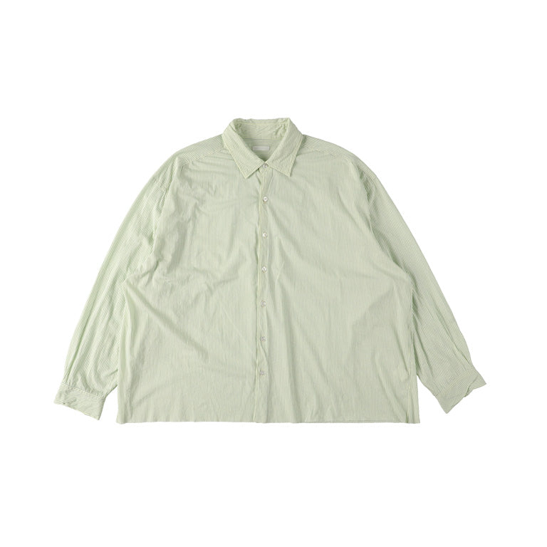 46G Stripe Artisan LS Shirt (Yellow Blue Dyed)