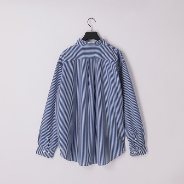 KANEMASA PHIL / 46G Atmosphere Stripe Shirt (Navy White)