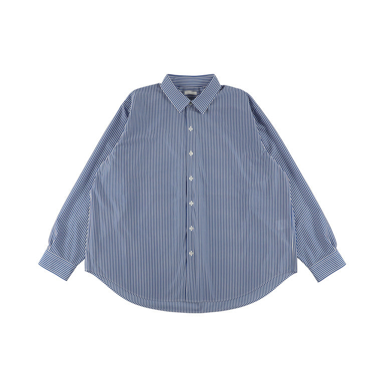 KANEMASA PHIL / 46G Atmosphere Stripe Shirt (Navy White)