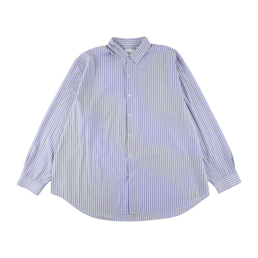 KANEMASA PHIL / 46G Atmosphere Stripe Shirt (Sax Black)