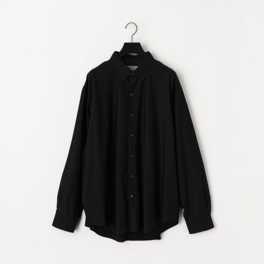 KANEMASA PHIL / 46G Atmosphere Stripe Shirt (Black)