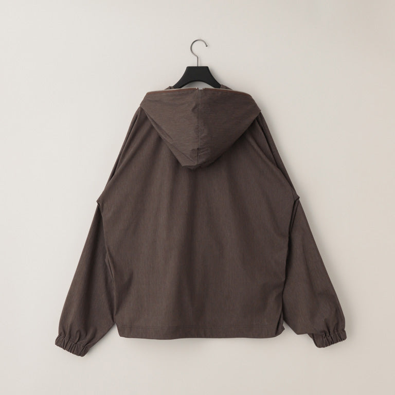 KANEMASA PHIL / 46G Solaro Zip Hoodie (Brown Beige)