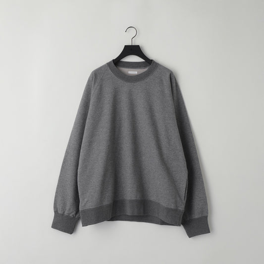 KANEMASA PHIL / 36G Raglan Heather Pullover (Charcoal Dye)