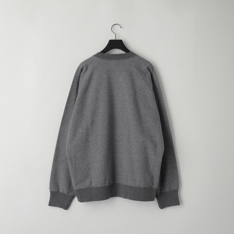 KANEMASA PHIL / 36G Raglan Heather Pullover (Charcoal Dye)