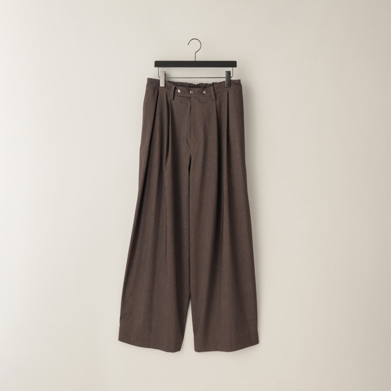 KANEMASA PHIL / 46G Solaro Trousers (Brown Beige)