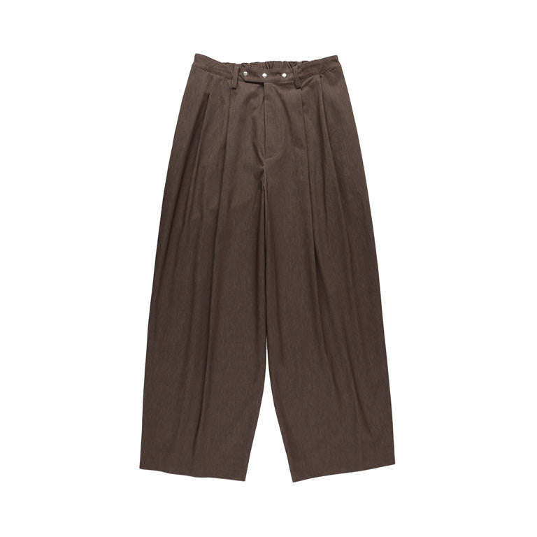 KANEMASA PHIL / 46G Solaro Trousers (Brown Beige)