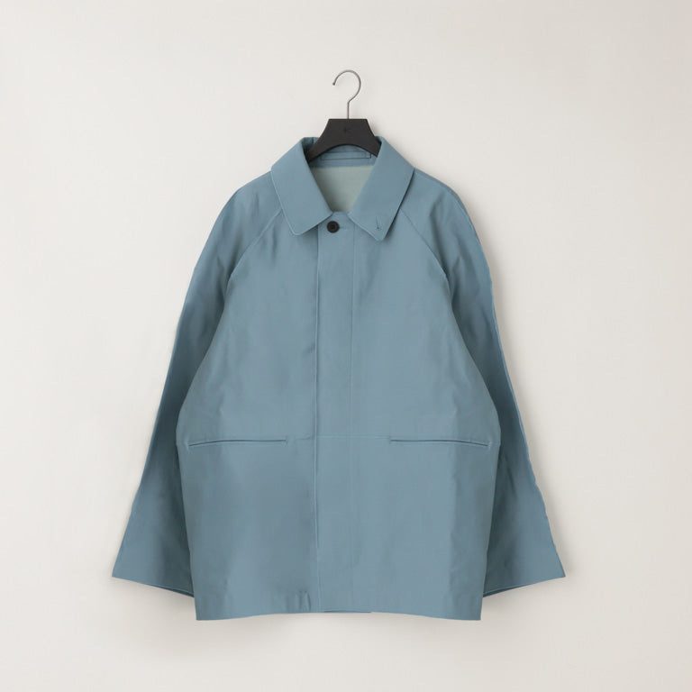 KANEMASA PHIL / 36G ECONYL Half Coat (Blue Gray)