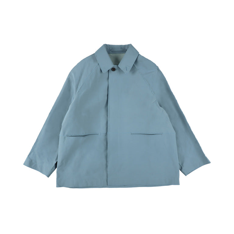 KANEMASA PHIL / 36G ECONYL Half Coat (Blue Gray)