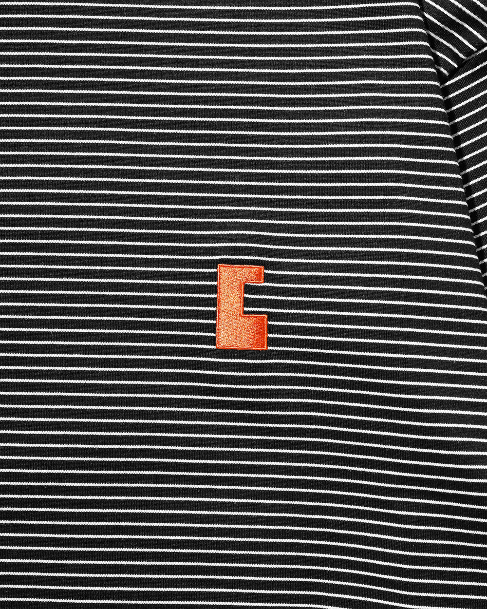 CLESSTE / 'C x Concept' Striped L/S T-Shirt With Drawstrings (Black x White)