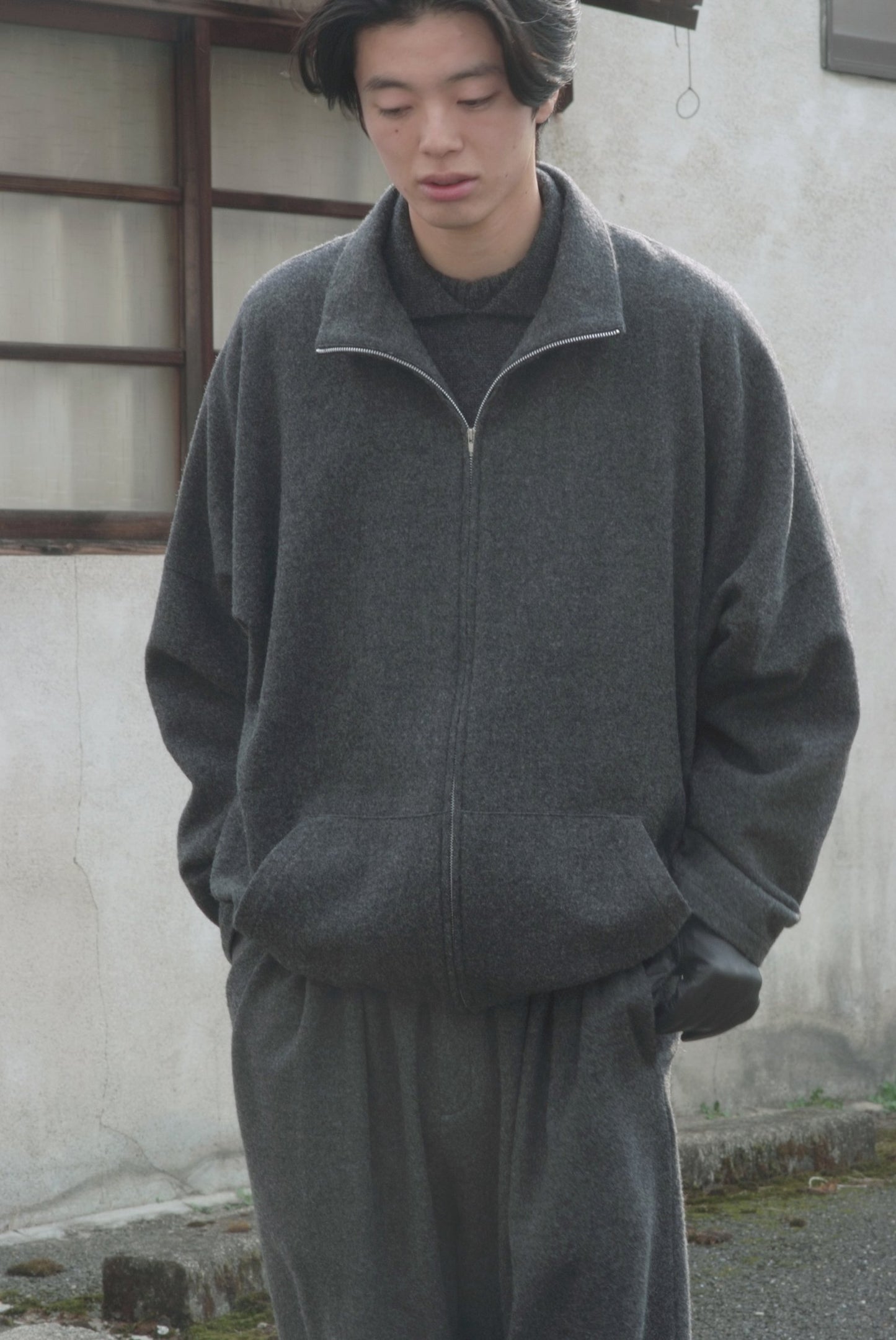 BLANC YM / Cashmere Zip Jacket