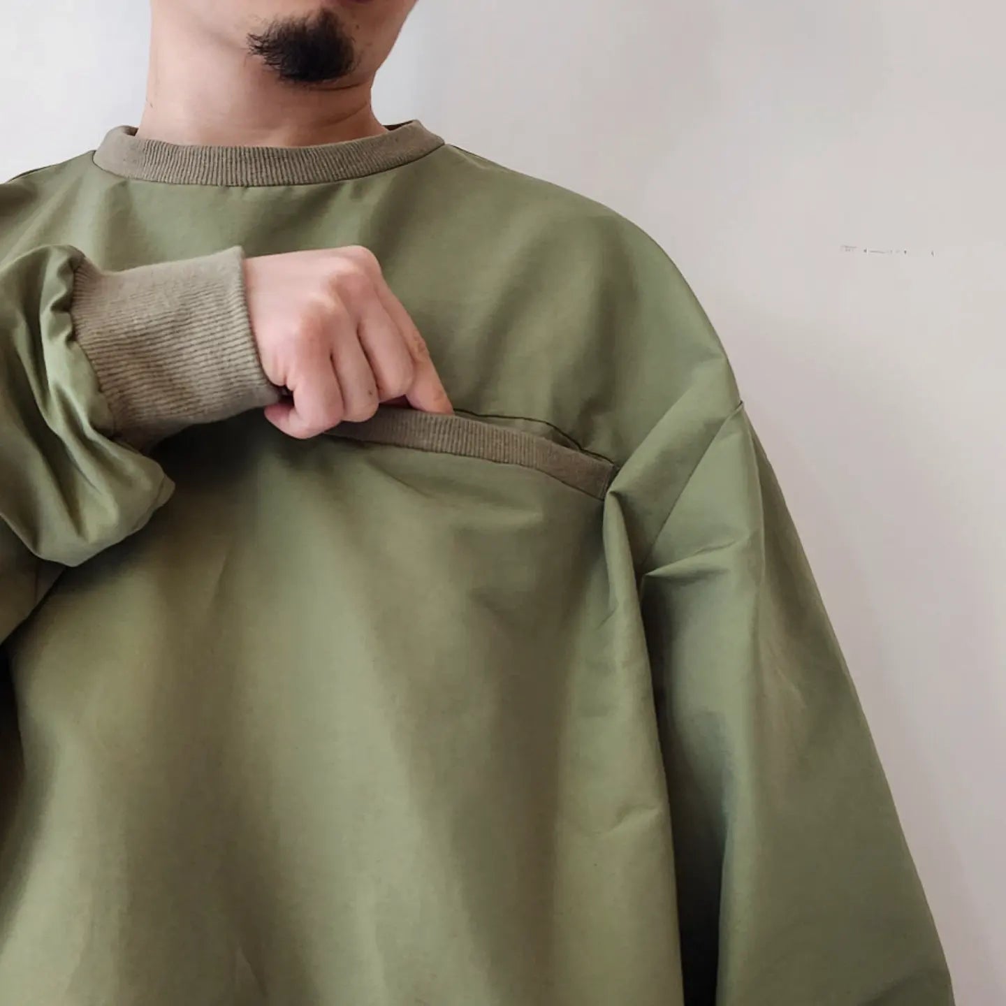 Mat Nylon Over Sweater