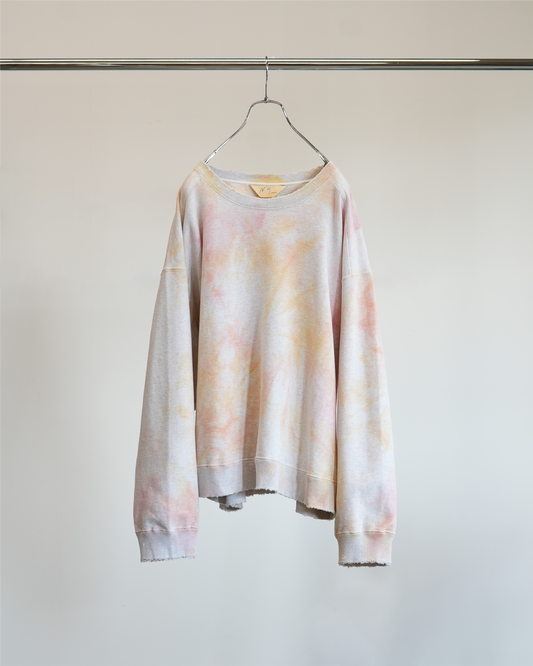 ANCELLM / Marbling Sweat Shirt