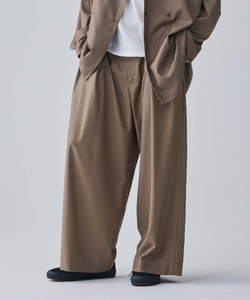 IROQUOIS / T/R Twill Wide Chinos