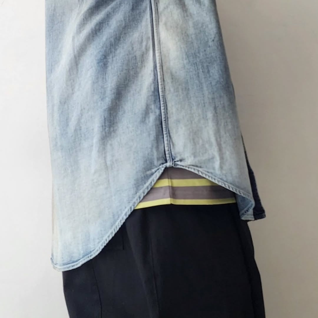ANCELLM / Denim Western Shirt