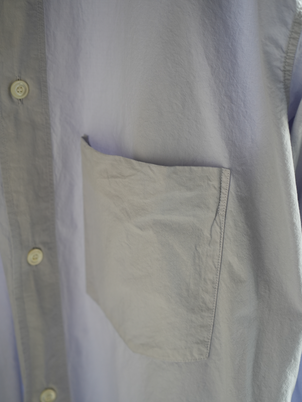 ANCELLM / Dyed Shrink Over Shirt