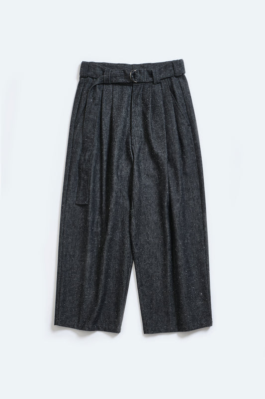 BLANC YM / Silk Denim Wide Pants