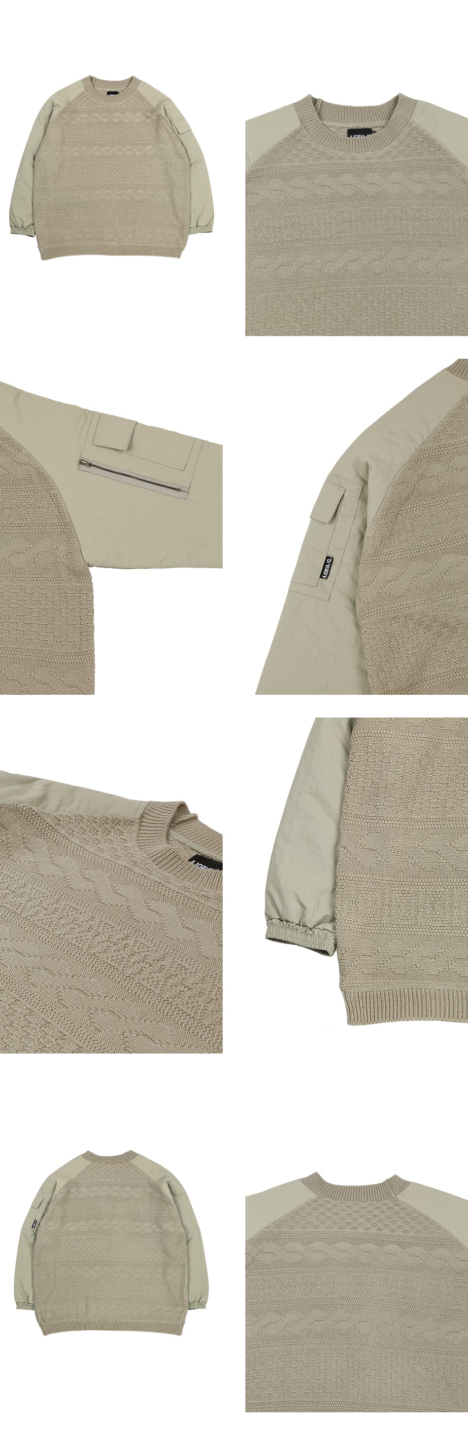 Oversized Bomber Sweater