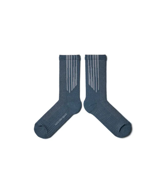 NOZZLEQUIZ / TENCEL™ Midcalf Socks (Blue)